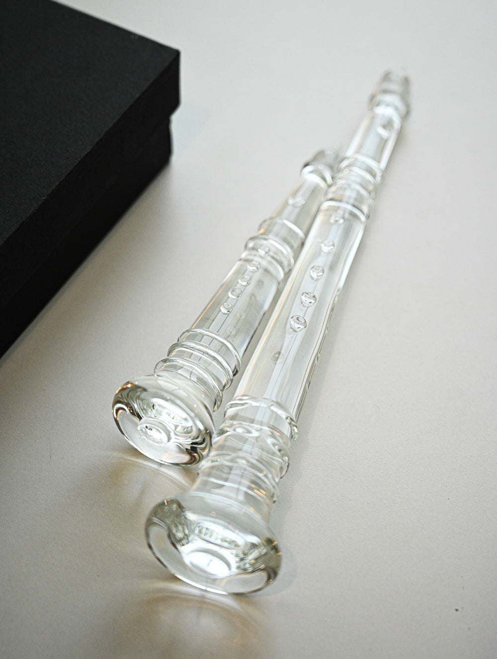 Fine Crystal Glass Musical Instruments - Swar Set (Set of 2)