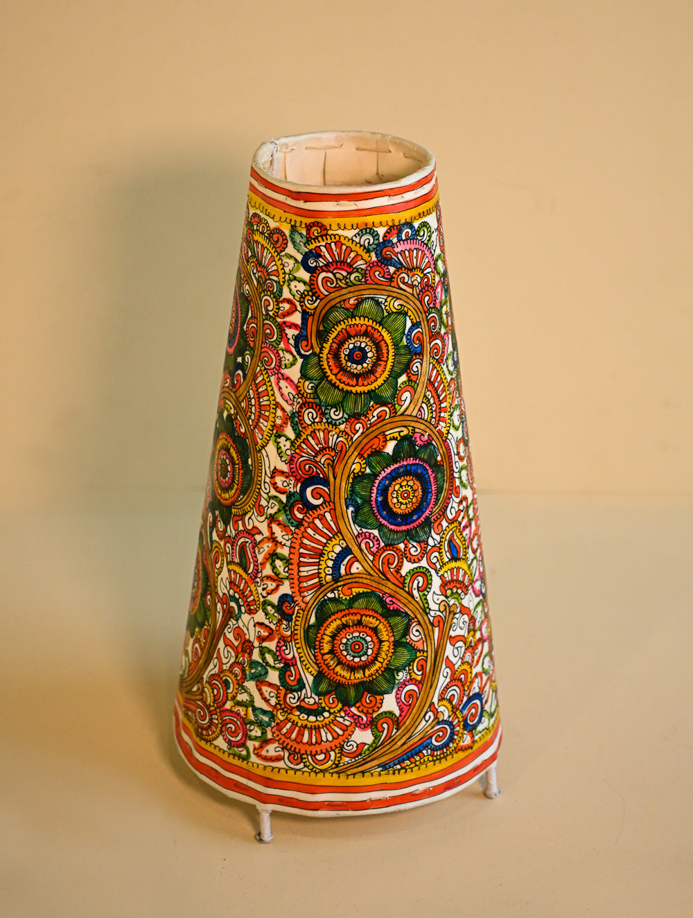 Andhra Leather Craft Lamp Shade - Chitra Prabha