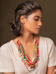 Bohemian Rhapsody Layered Jute Necklace