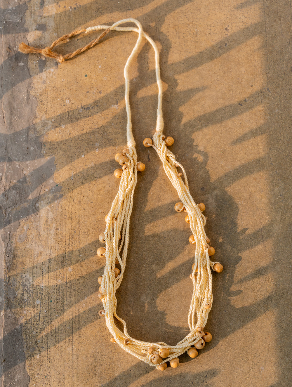 Boho Brilliance Layered Jute Necklace