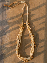 Boho Brilliance Layered Jute Necklace
