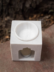 Carved Marble Jharoka Aroma Oil Diffuser (4" x 4'')