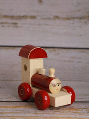 Channapatna Wooden Toy - Engine, Yellow