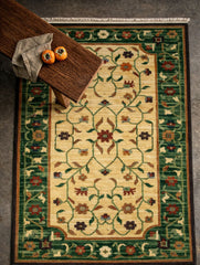 Handwoven Kilim Rug (6 x 4 ft) - Persian Floral