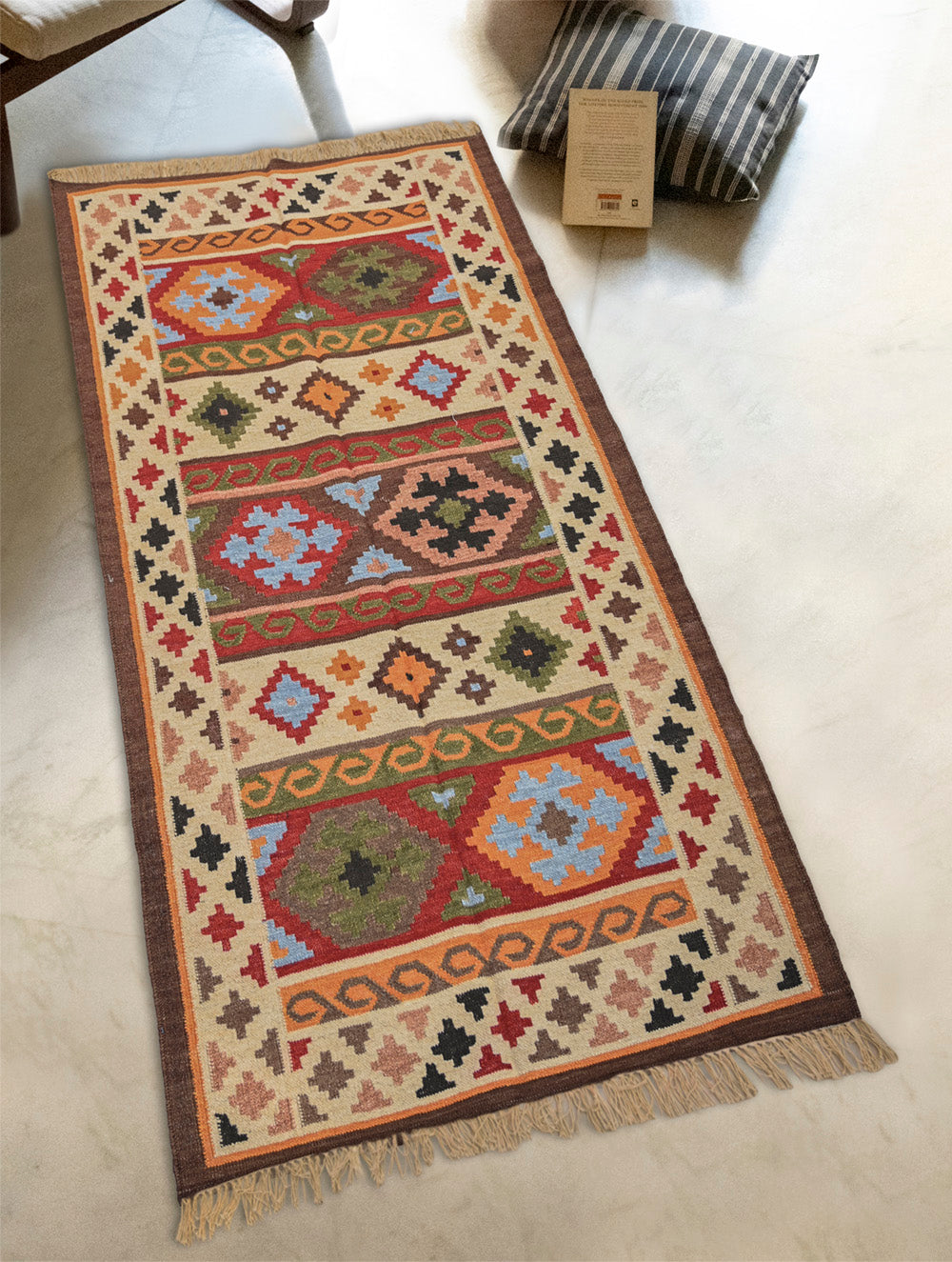 Handwoven Kilim Rug - Little Stars