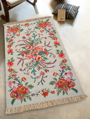 Handwoven Kilim Rug - Vintage Bouquet (Length 6ft x Width 4ft)