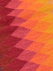 Handwoven Kilim Rug - Sunset Prism