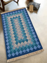 Handwoven Kilim Rug - Ocean Prism