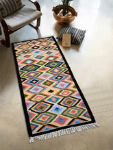 Handwoven Kilim Rug - Diamond Mosaic (Length 6ft x Width 2ft)