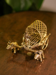 Dhokra Craft Curio - Bullock Cart