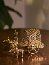 Load image into Gallery viewer, Dhokra Craft Curio - Bullock Cart