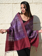 Exclusive Bhagalpur Tussar Silk Stole - Jamuniya