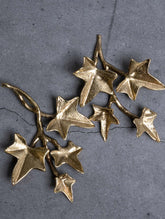 Exclusive Brass Bowl Curios / Paper Weights - Ivy Branch (Set of 2)