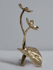 Exclusive Brass Curio - Flowers & Leaves