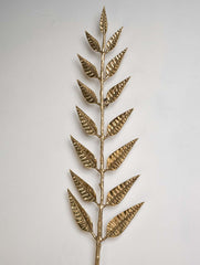 Exclusive Brass Wall Accent - Leaves & Branch (Large)