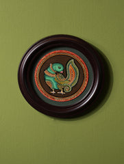 Exclusive Ganjifa Art Painting - Peacock