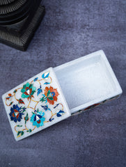 Floral Tapestry Marble Inlay Box