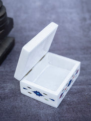 Floral Tapestry Marble Inlay Box