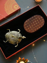 The India Craft House Heritage Gift Hamper - Dhokra and Tarakashi Abstract