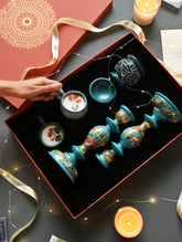 The India Craft House Heritage Gift Hamper - Blue Jasmine