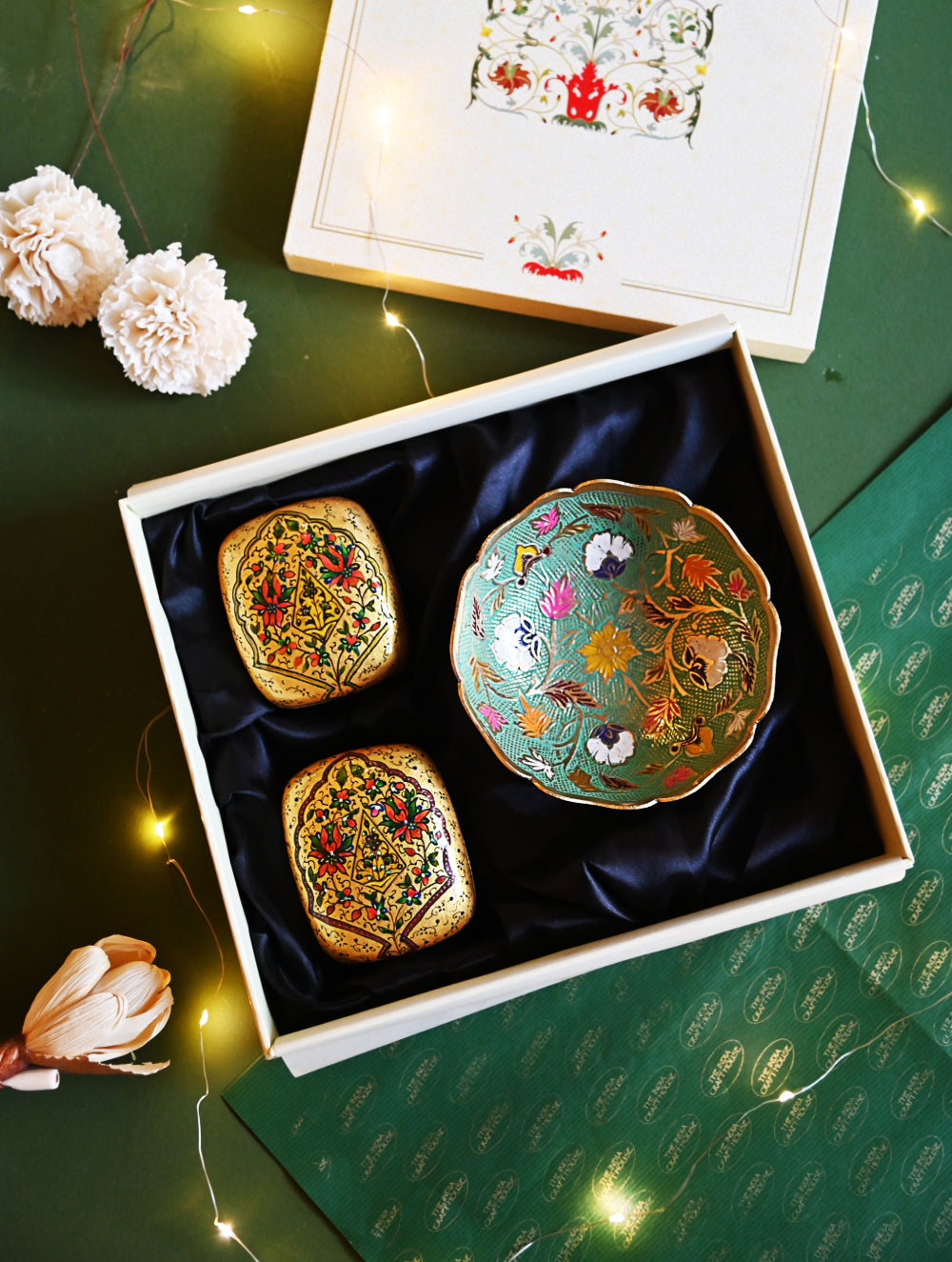 The India Craft House Heritage Gift Hamper - Kashmiri Heirloom Set