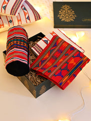 The India Craft House Heritage Gift Hamper - Kashida Comforts