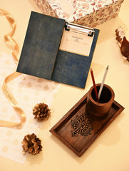 The India Craft House Heritage Gift Hamper - Wooden Desk Edit