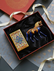 The India Craft House Heritage Gift Hamper - Kashminakari Treasures
