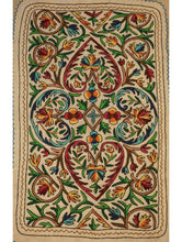 Load image into Gallery viewer, Hand Felted &amp; Embroidered Kashmiri Namda Woollen Meditation / Yoga Rug