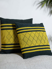 Hand Woven Thick Cotton Cushion Covers (Set of 2)