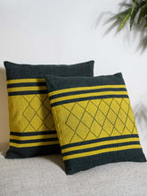 Hand Woven Thick Cotton Cushion Covers (Set of 2)