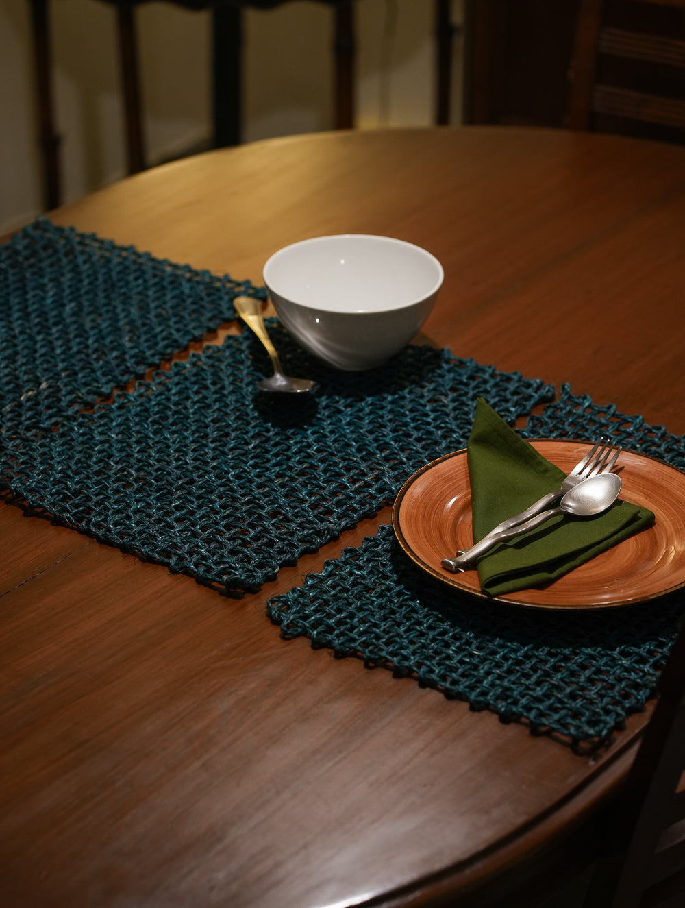 Handcrafted Sabai Grass Table Mats - (Set of 3)
