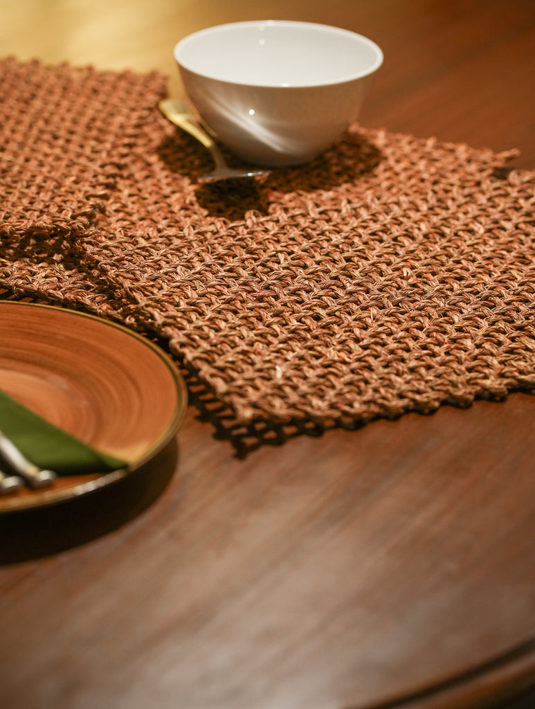 Handcrafted Sabai Grass Table Mats - (Set of 3)
