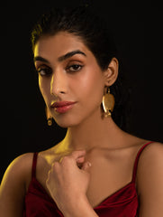 Handcrafted Brass Earrings - BanaPushpi