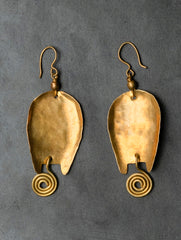 Handcrafted Brass Earrings - BanaPushpi
