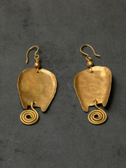 Handcrafted Brass Earrings - BanaPushpi