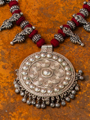 Handcrafted Lambani Tribal Craft Jewellery - Vrutta Mandala