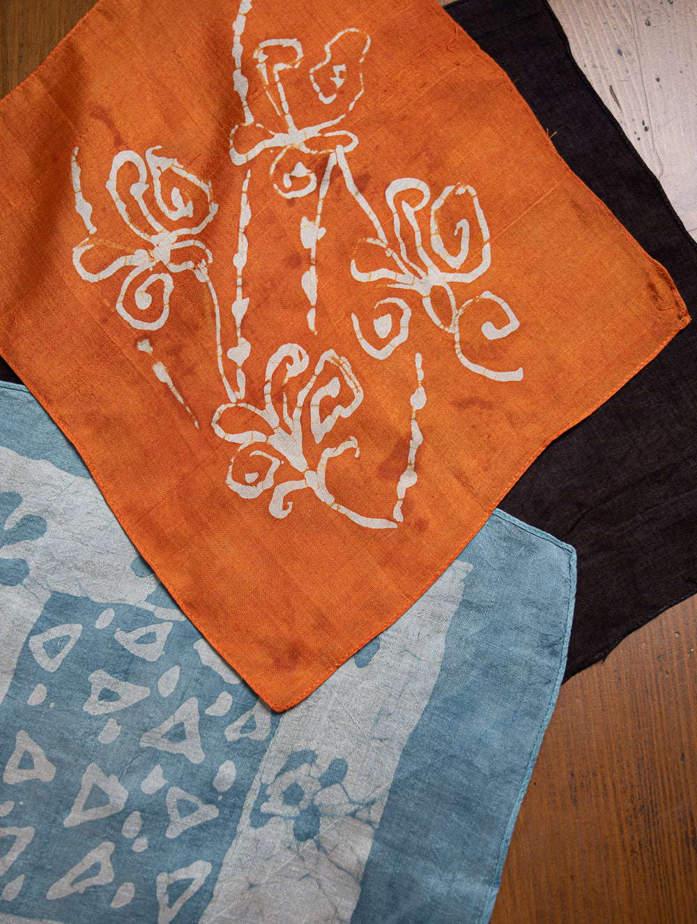 Heritage Batik Print Pocket Squares (Set of 3)