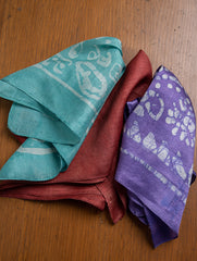 Heritage Batik Print Pocket Squares (Set of 3)