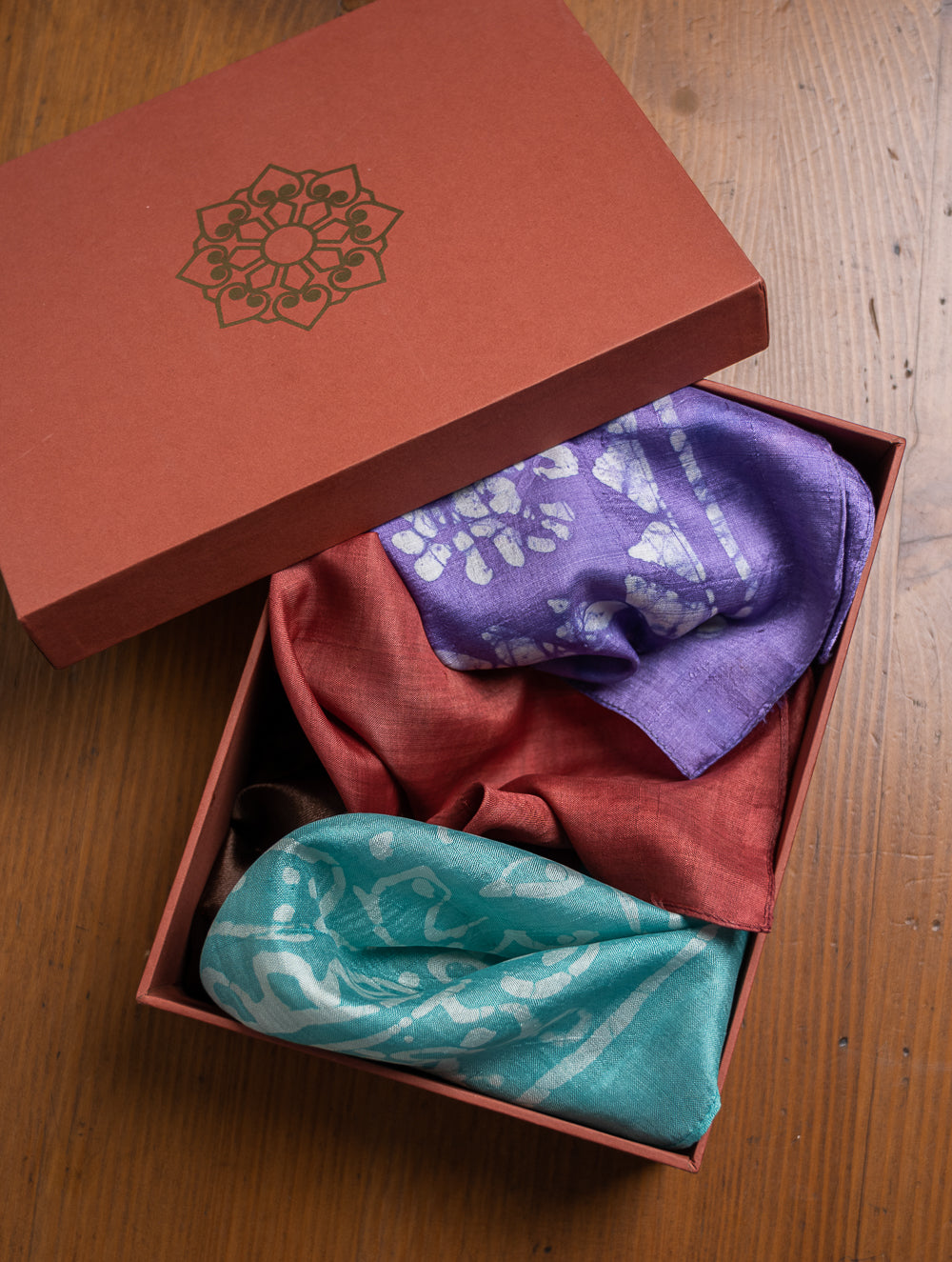 Heritage Batik Print Pocket Squares (Set of 3)