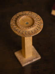 Jaali Craft Wooden Tealight Stand (Long)