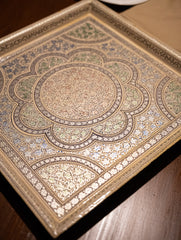 Kashmiri Art Tray - Ornate Flora