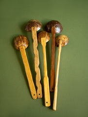 Kerala’s Eco-friendly Coconut Shell Craft - Spoodles & Salad Spoons (Set of 5)