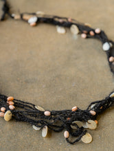 Load image into Gallery viewer, Layered Black Jute Necklace