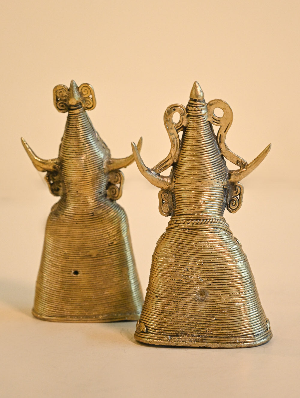 Exclusive Bastar & Dhokra Art Curio - Tribal Grace Duo (Set of 2)