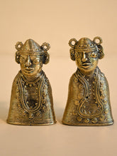 Exclusive Bastar & Dhokra Art Curio - Heritage Guardian Pair (Set of 2)