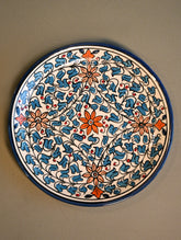 Khurja Pottery Decorative Plate - Vine Song