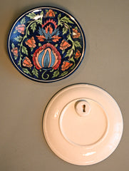 Khurja Pottery Decorative Plate - Twin Noor (Set of 2)