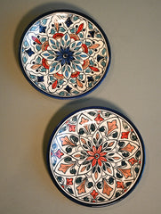 Khurja Pottery Decorative Plate - Mandala Harmony (Set of 2)
