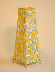 Andhra Leather Craft Lamp Shade - Kamala Vana. Height - 17 inches